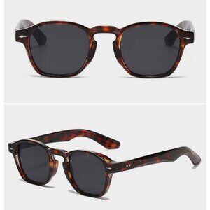 Retro Small Round Frame Sunglasses Brown Sunglasses